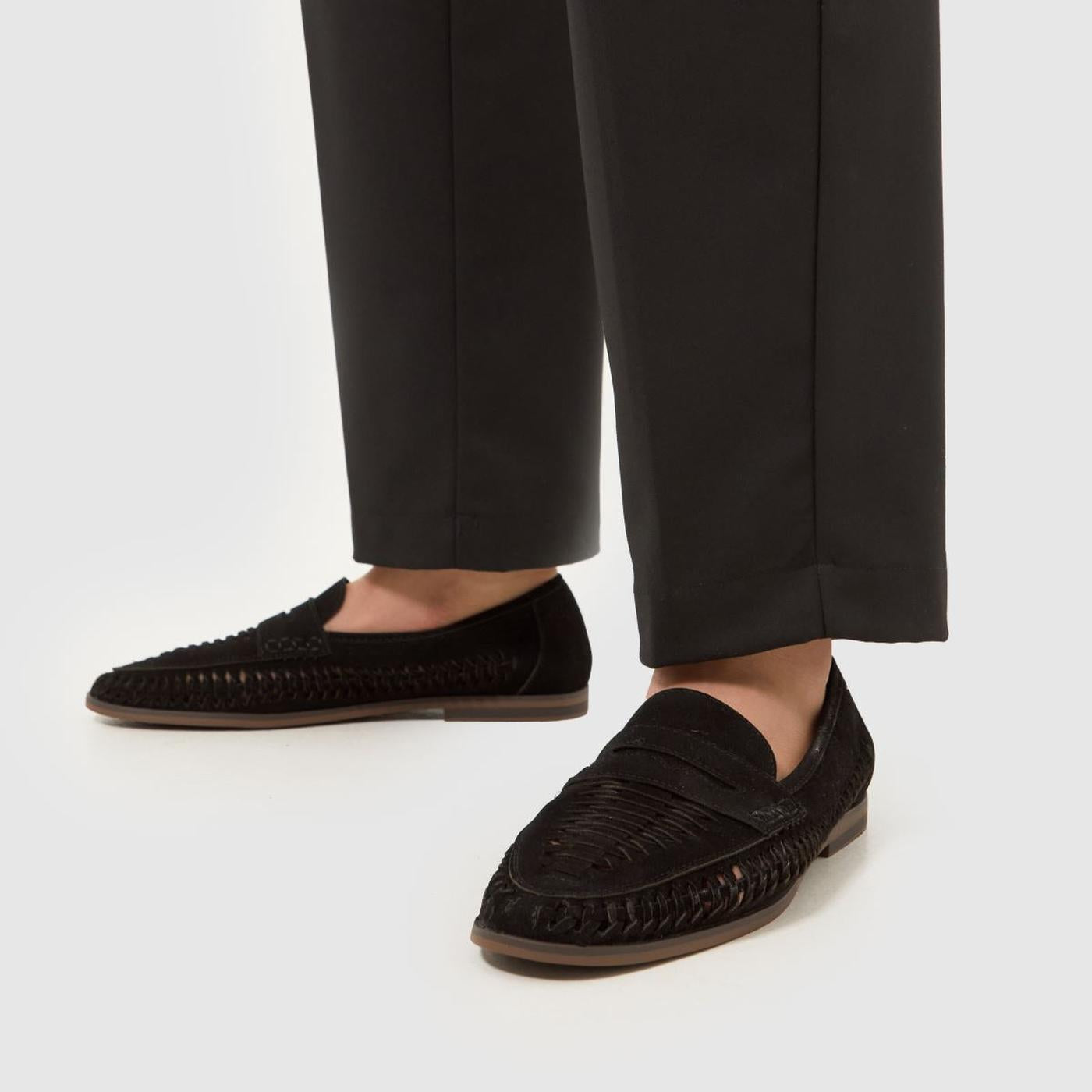 Reem Woven Loafer in Black