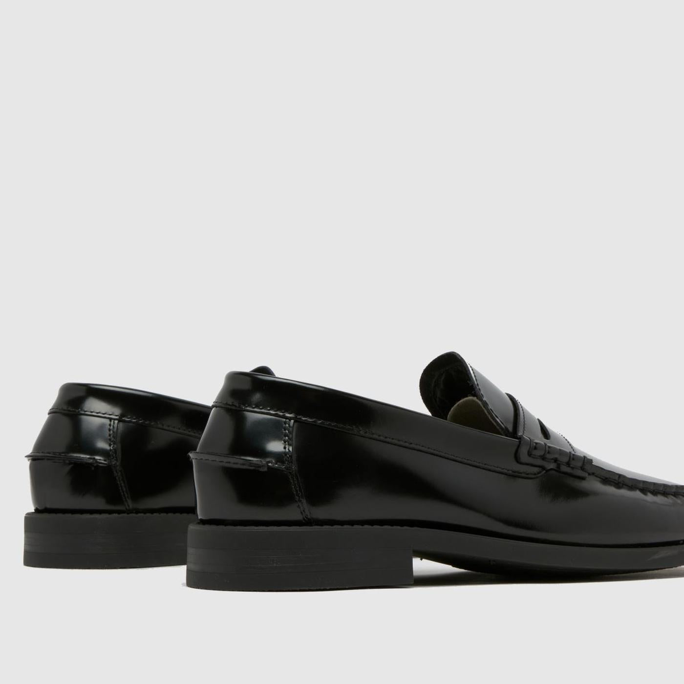 Reach Box Leather Loafer in Black