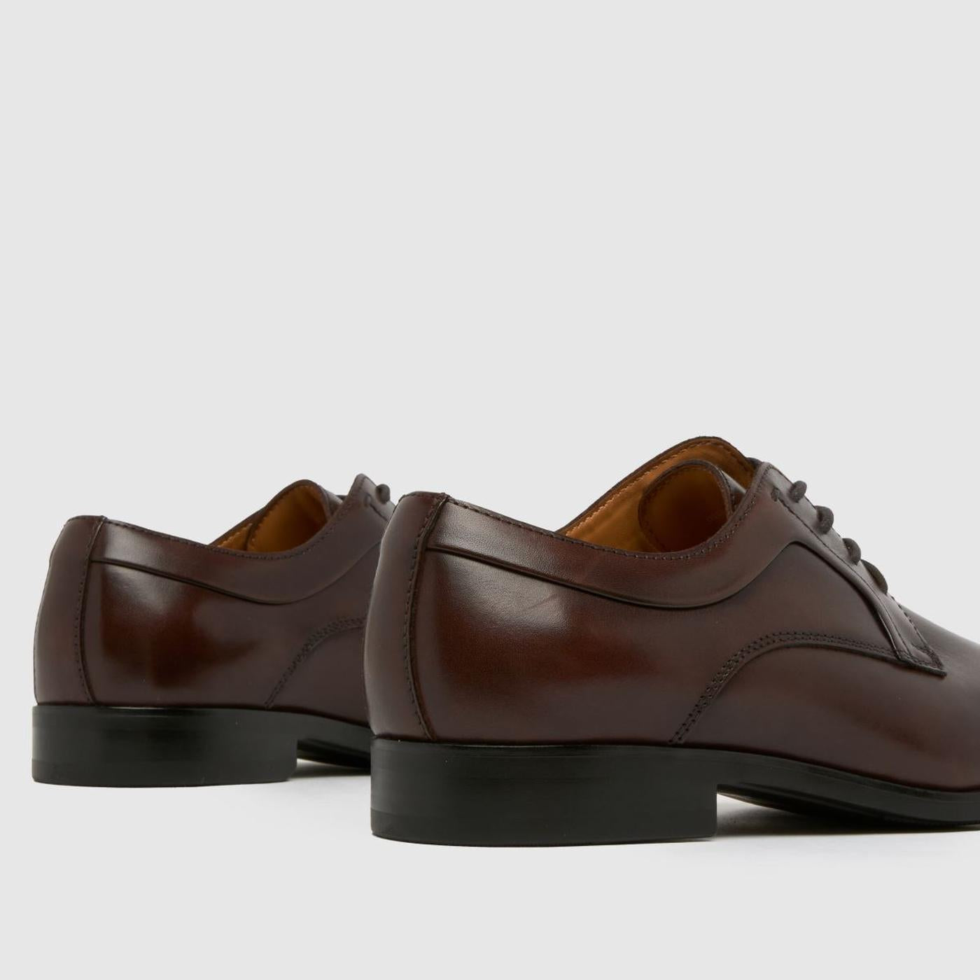 Rail Leather Derby in Brown