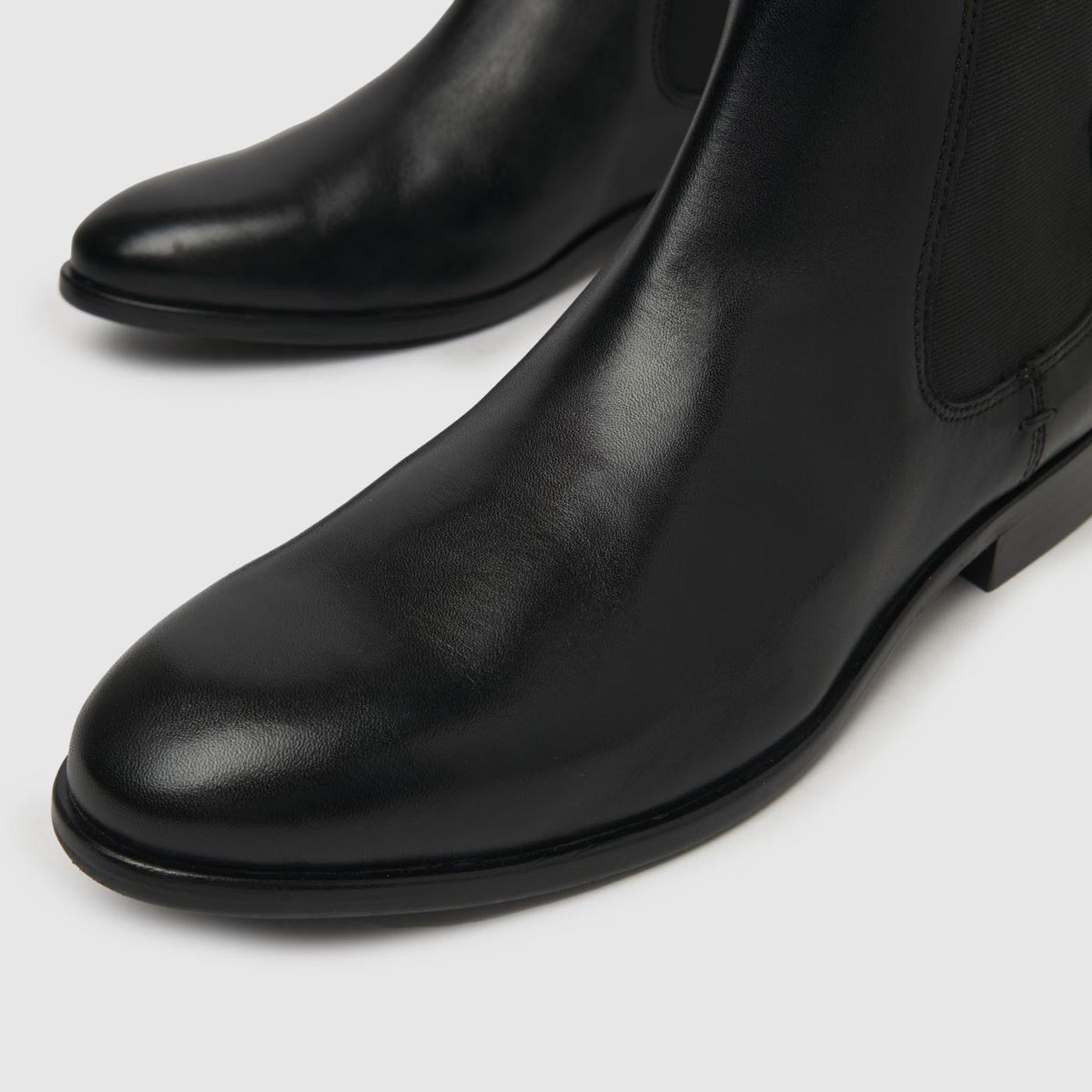 Dominic Leather Chelsea in Black