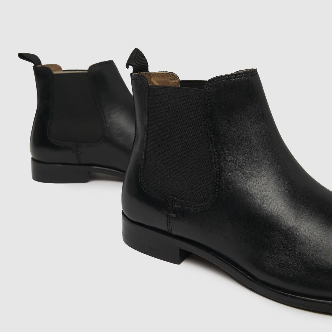 Dominic Leather Chelsea in Black