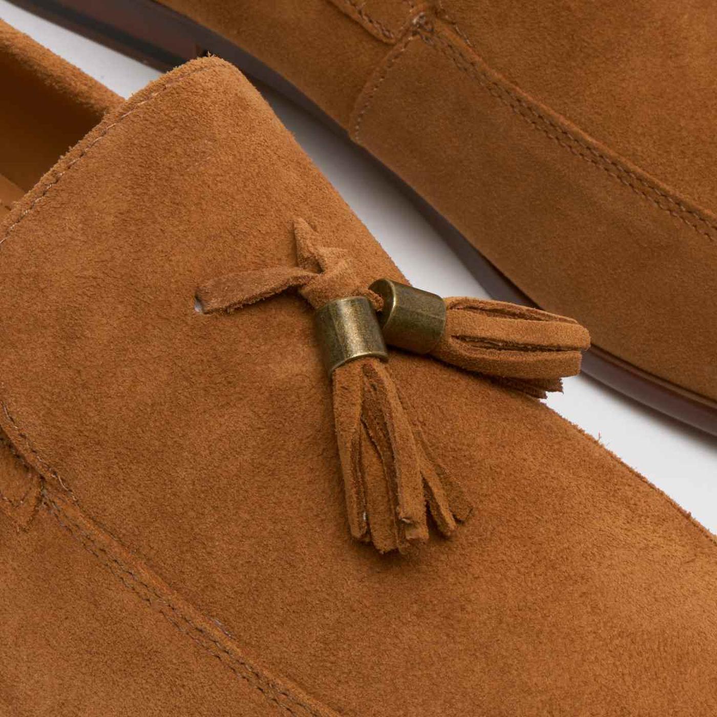 Ren Suede Loafer in Tan