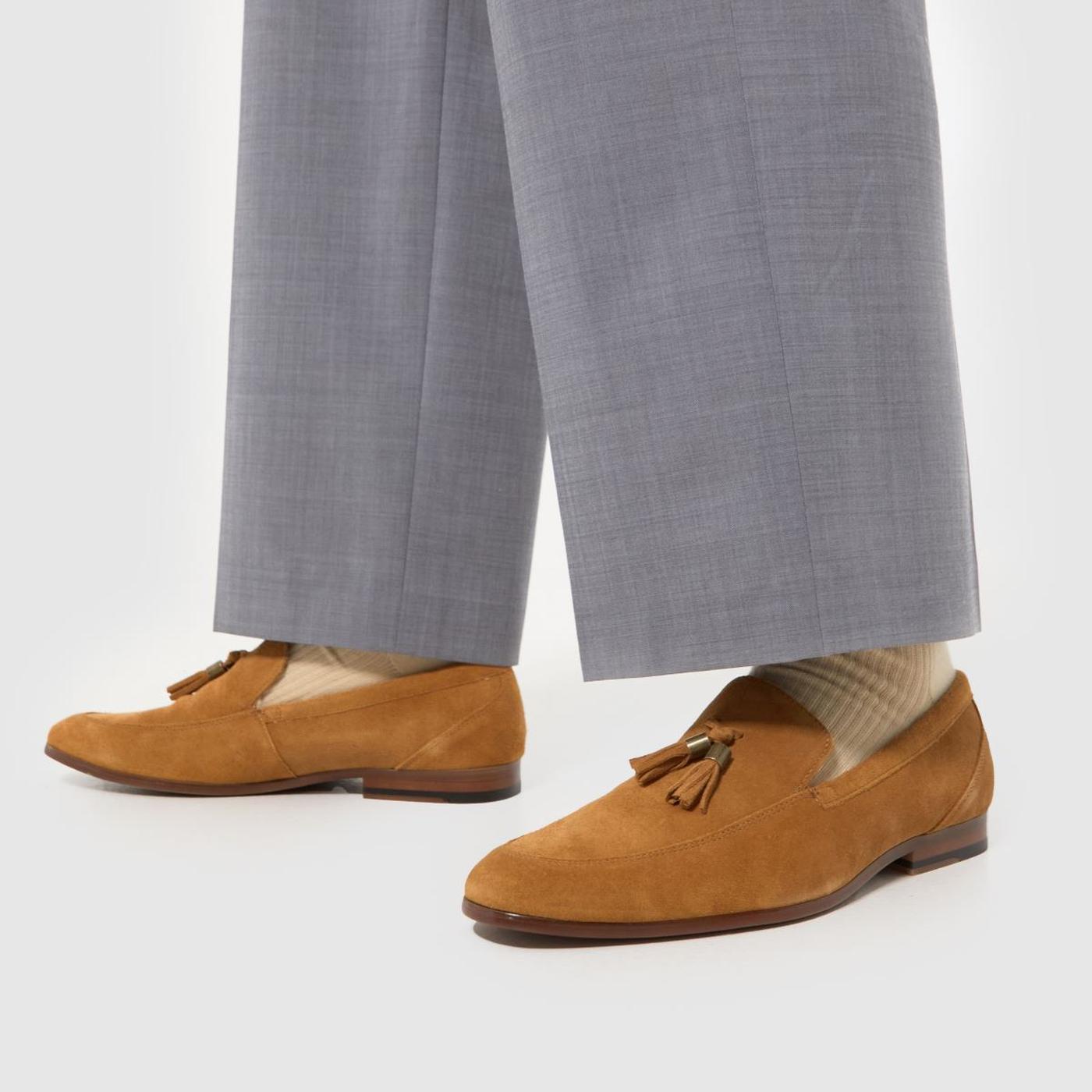 Ren Suede Loafer in Tan