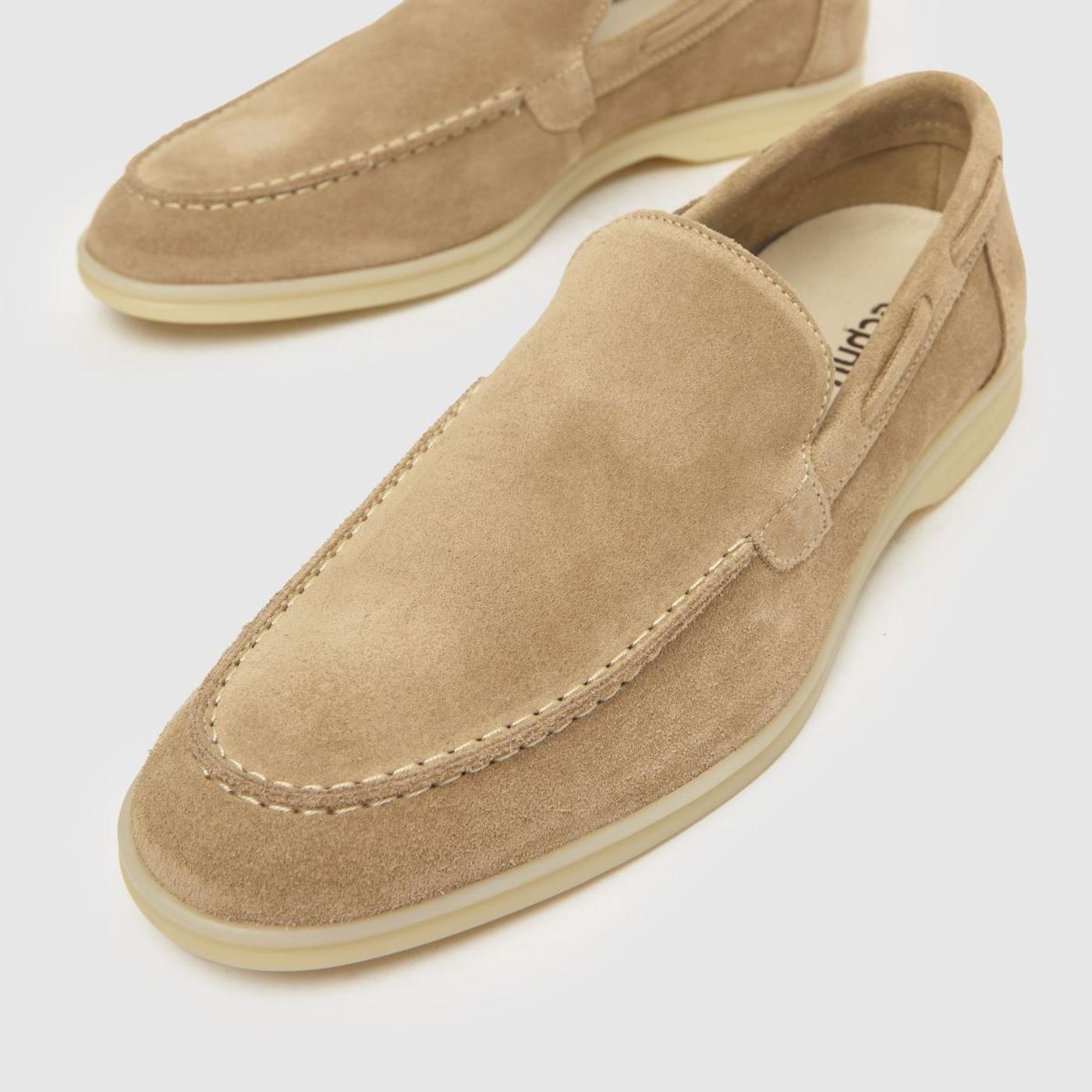 Philip Suede Loafer in Stone