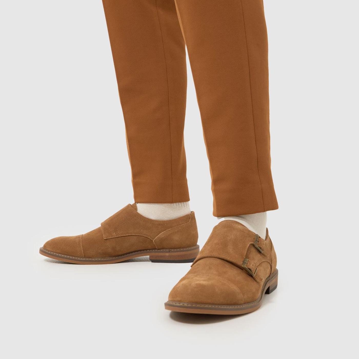 Rio Suede Monk in Tan