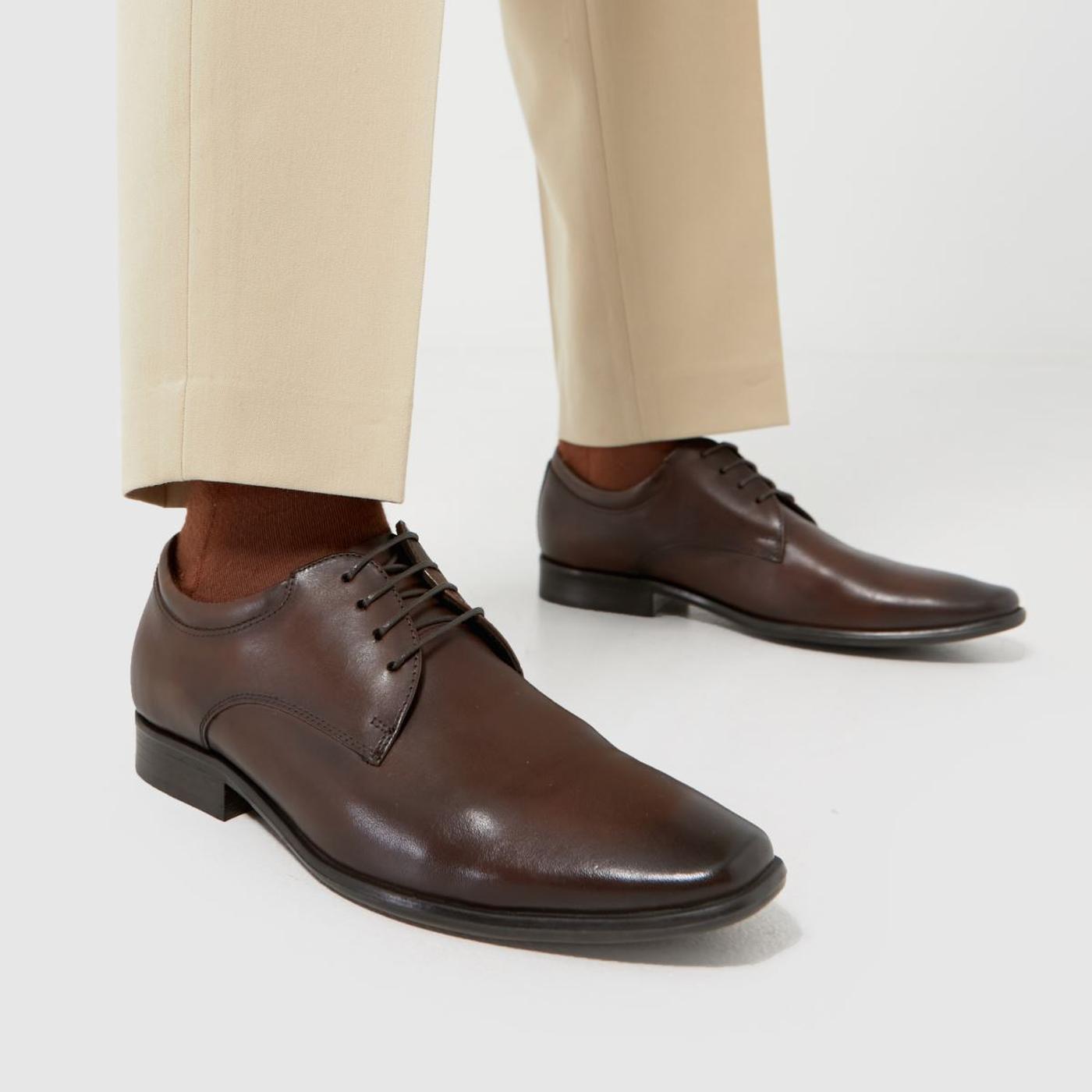 Ray Leather Derby in Brown