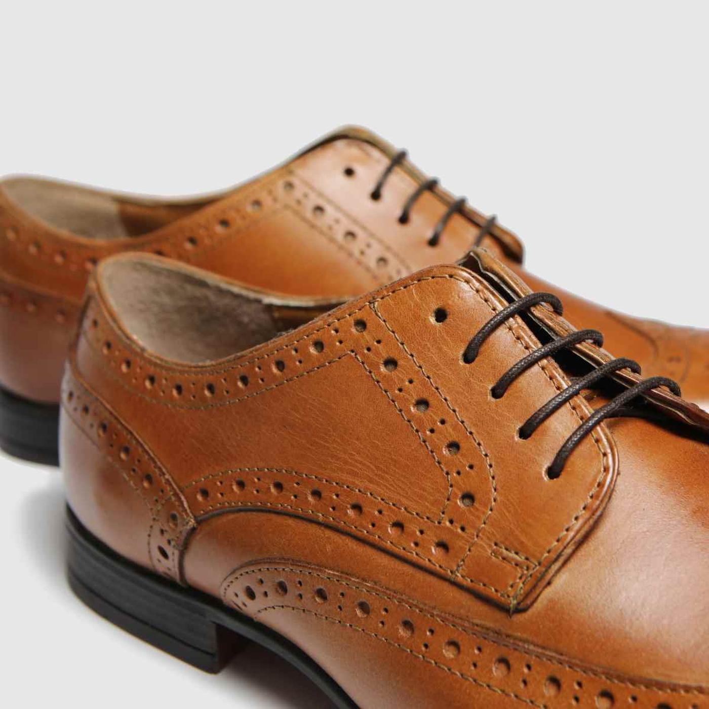 Rowen Leather Brogue in Tan