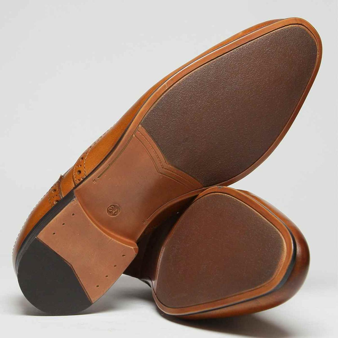 Rowen Leather Brogue in Tan