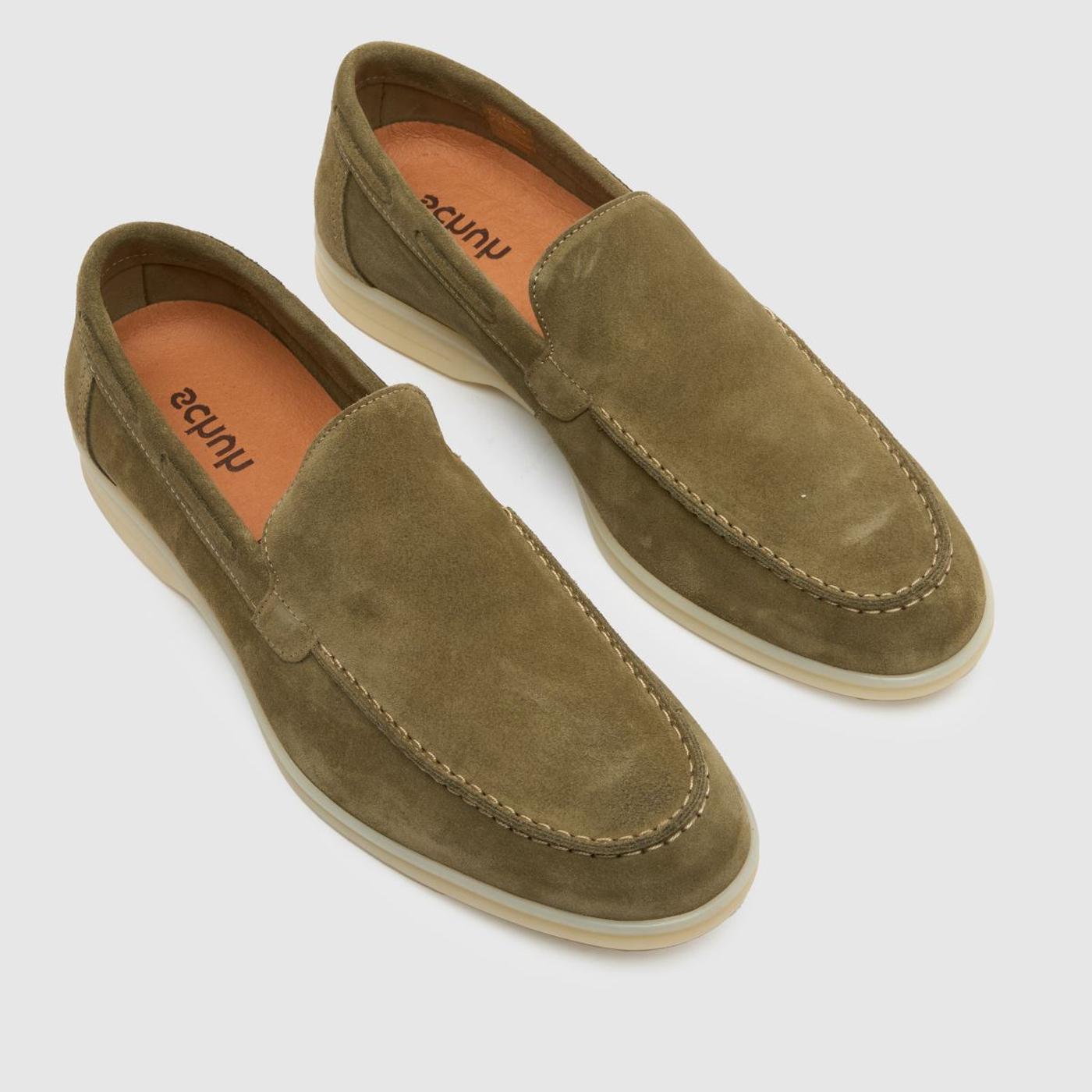 Philip Suede Loafer in Khaki