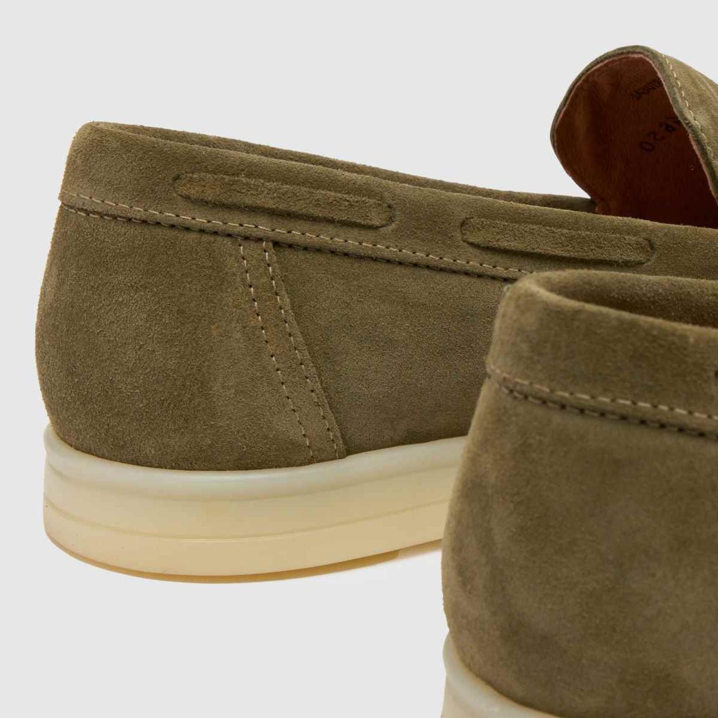 Philip Suede Loafer in Khaki