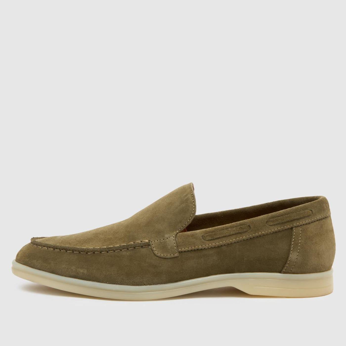 Philip Suede Loafer in Khaki