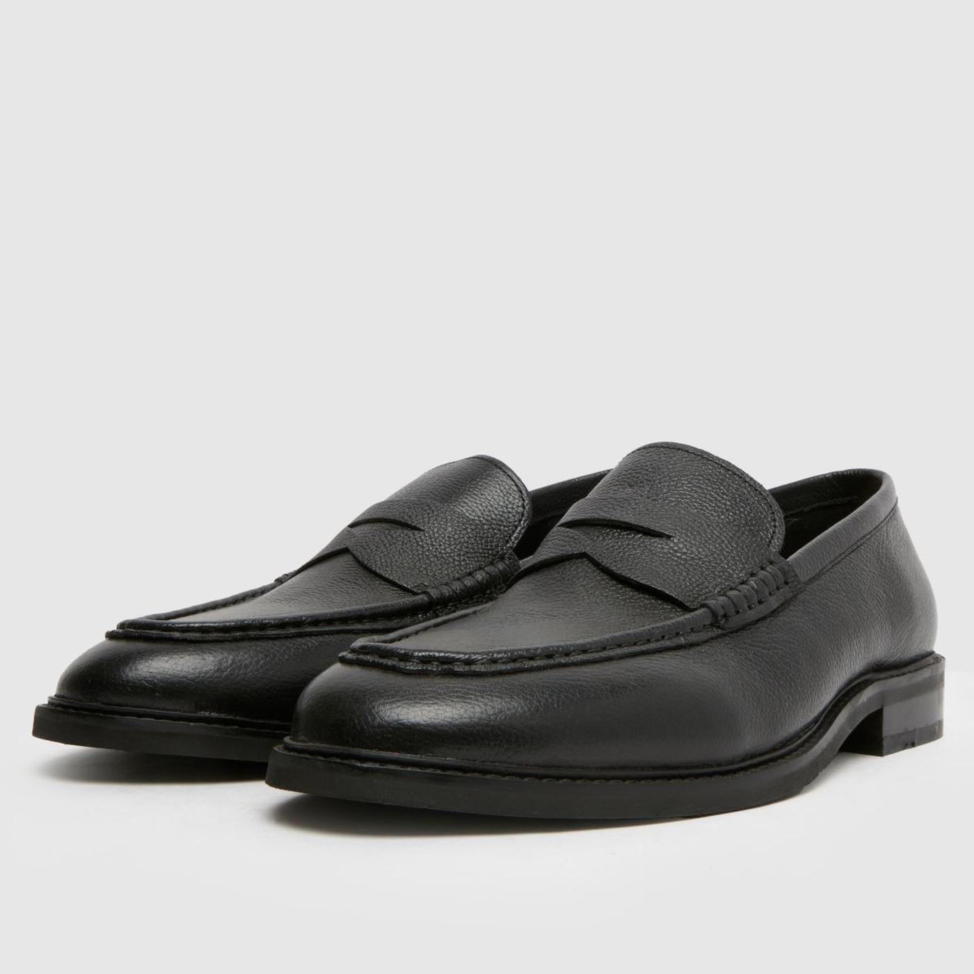 Rhodes Leather Loafer in Black