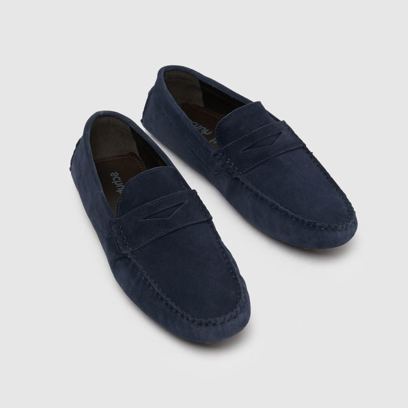 Richie Suede Driving in Navy