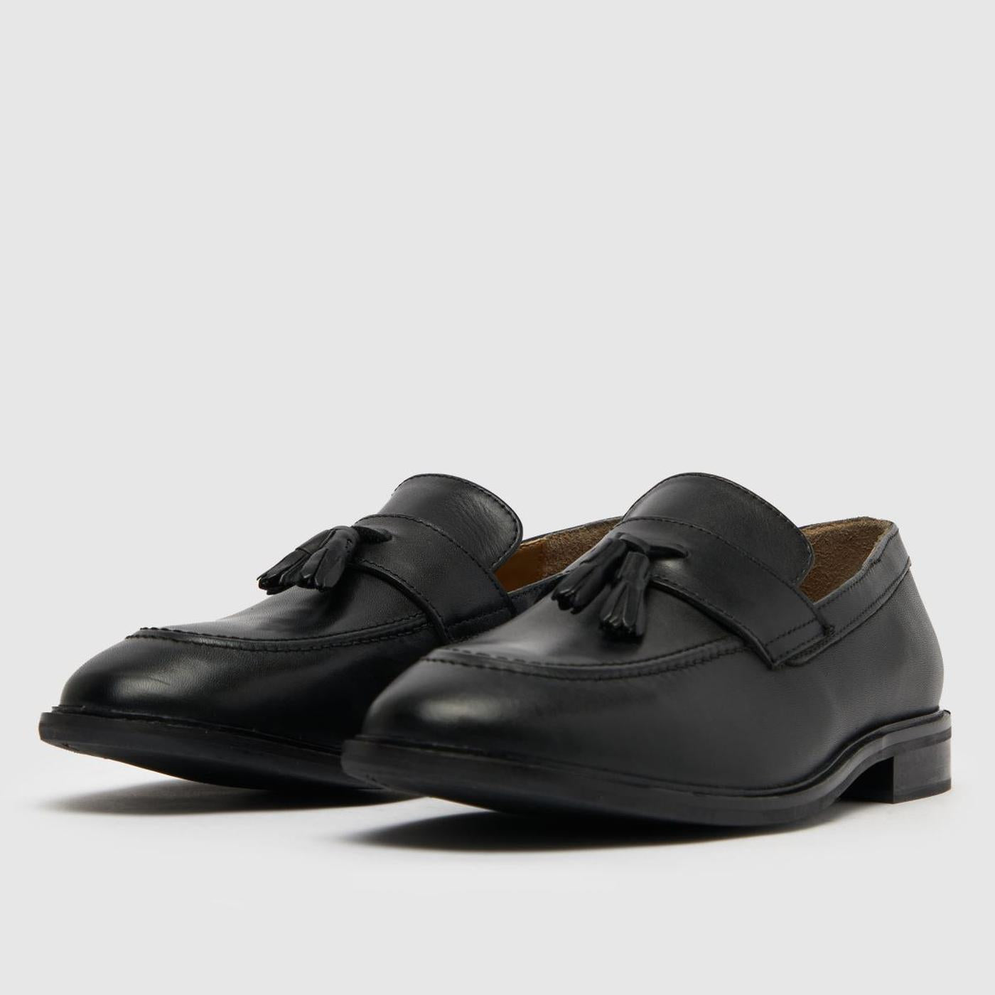 Raheem Tassel Loafer in Black