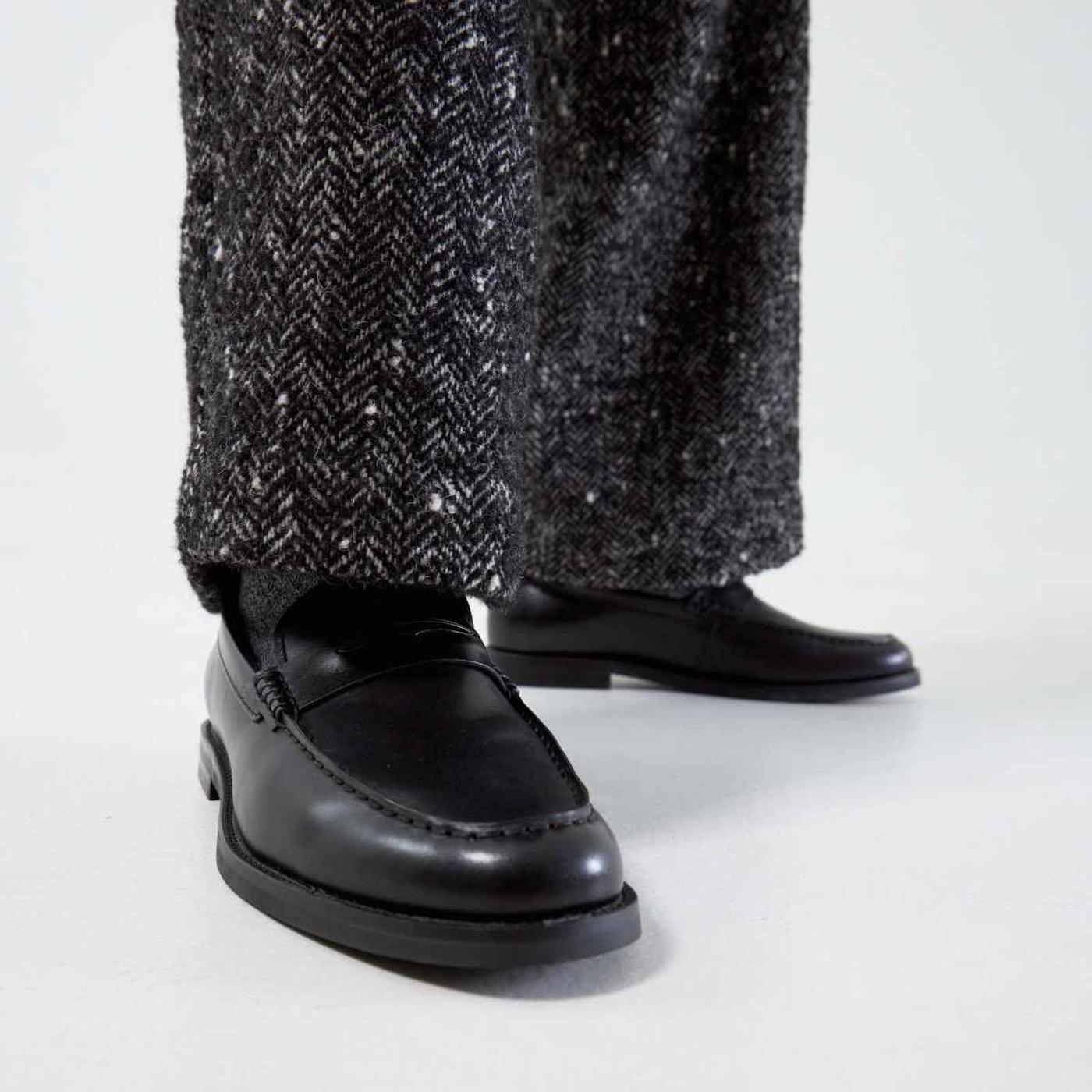Richard Leather Loafer in Black