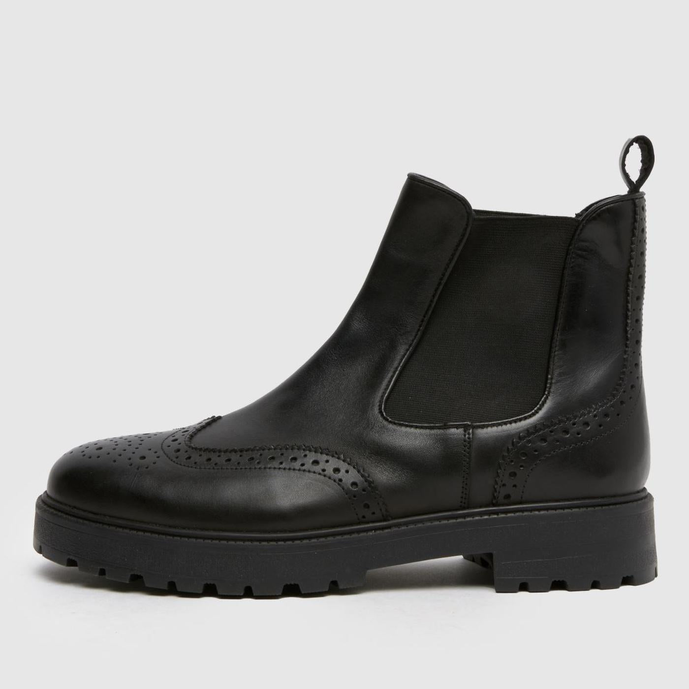 Davis Leather Chelsea in Black