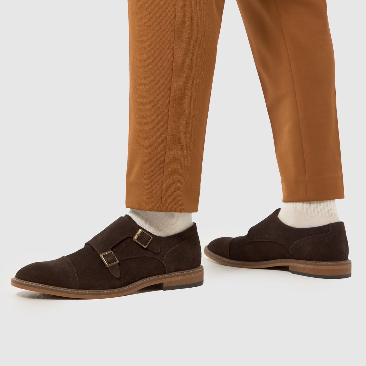 Rio Suede Monk in Brown