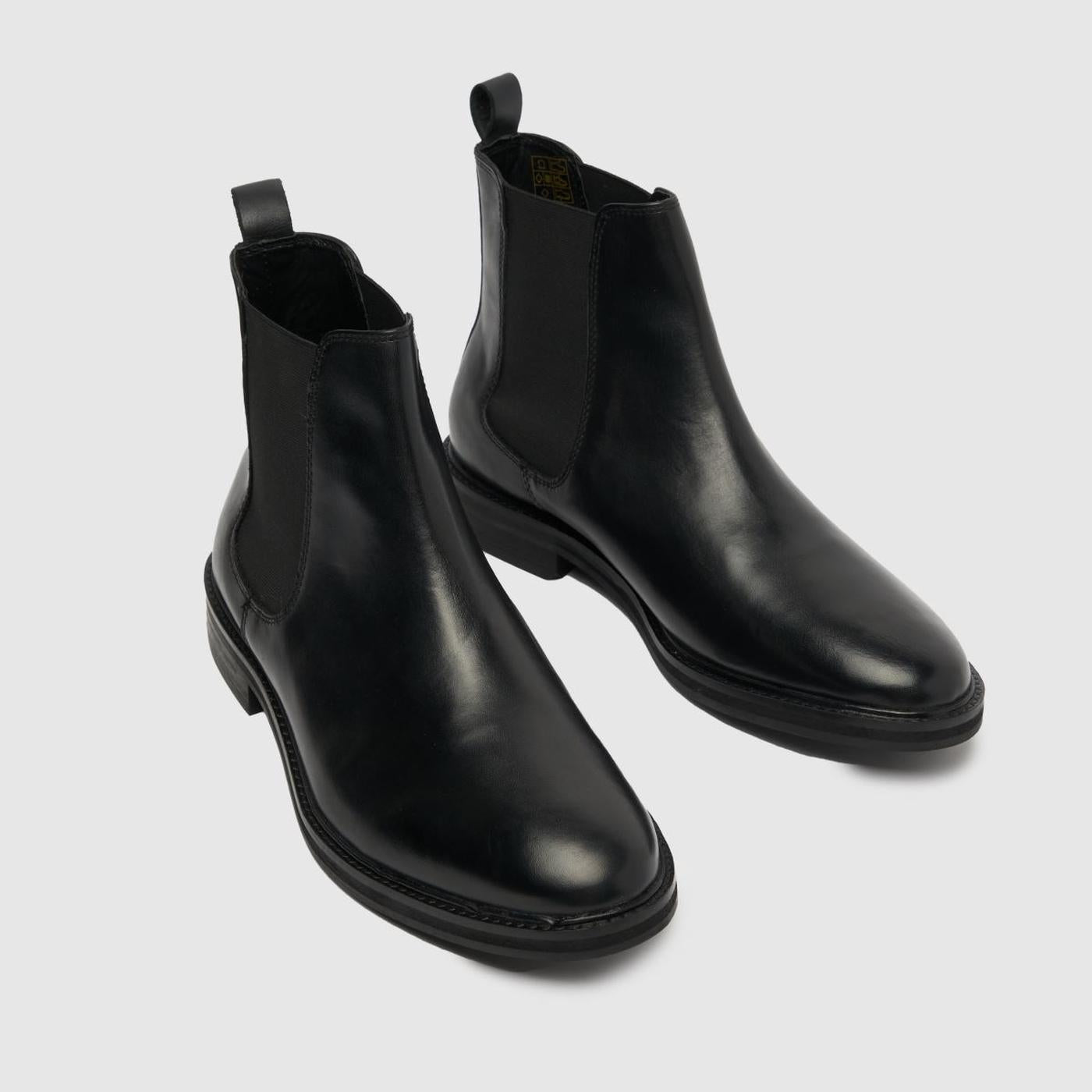 Dante Leather Chelsea in Black