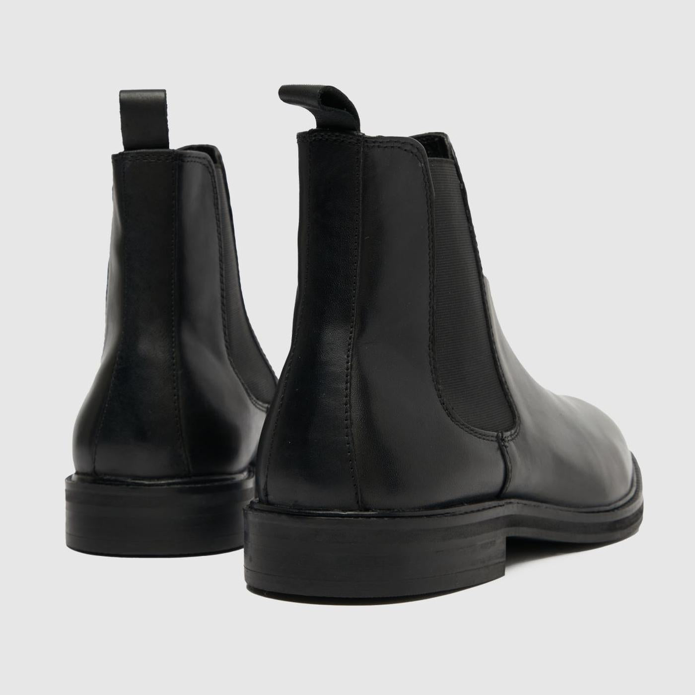 Dante Leather Chelsea in Black