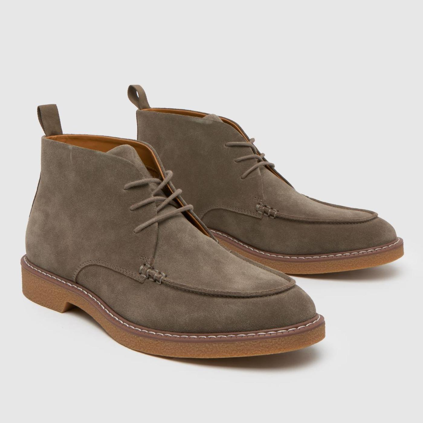 Dabi Suede Apron Lace Up in Grey