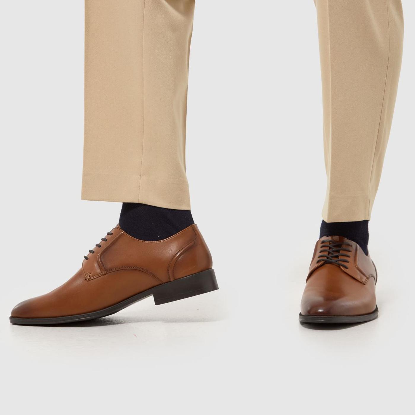 Reilly Leather Lace in Tan