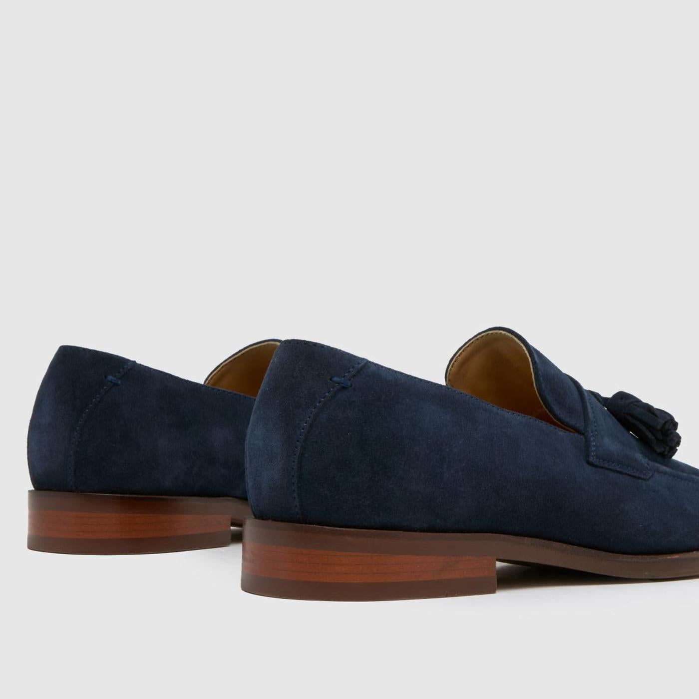 Ronen Suede Loafer in Navy