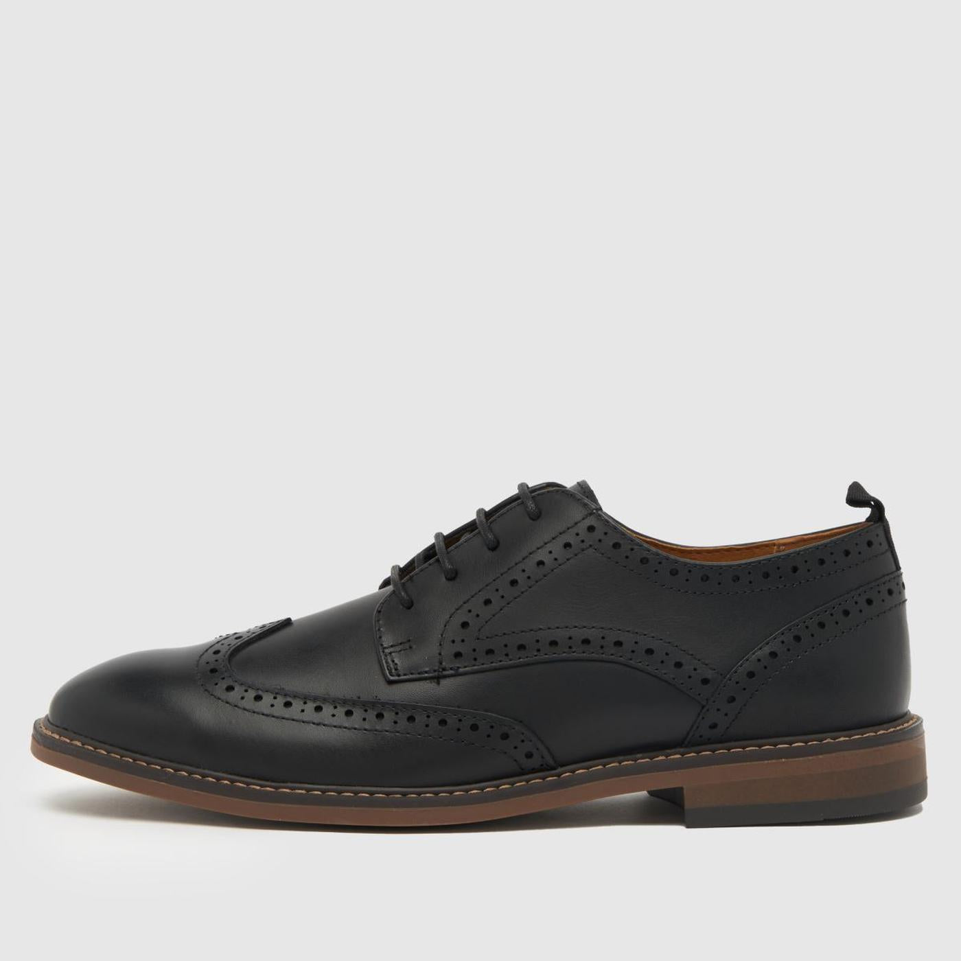 Rafe Leather Brogue in Black