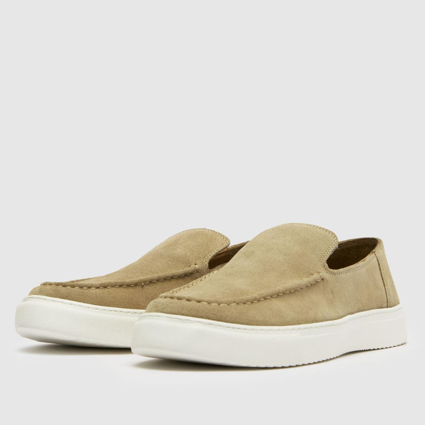 Rick Suede Slip On in Natural