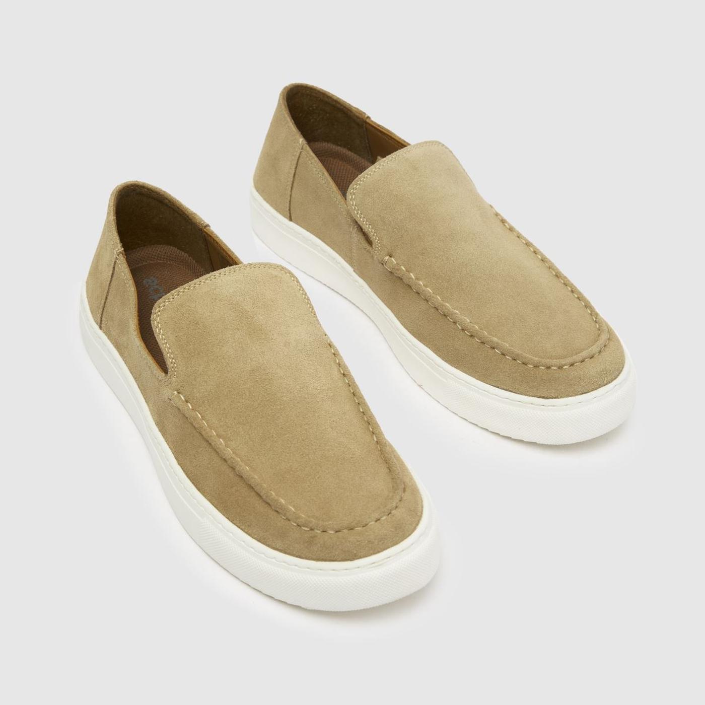 Rick Suede Slip On in Natural
