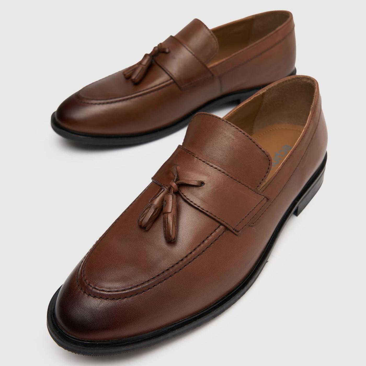 Raheem Tassel Loafer in Brown