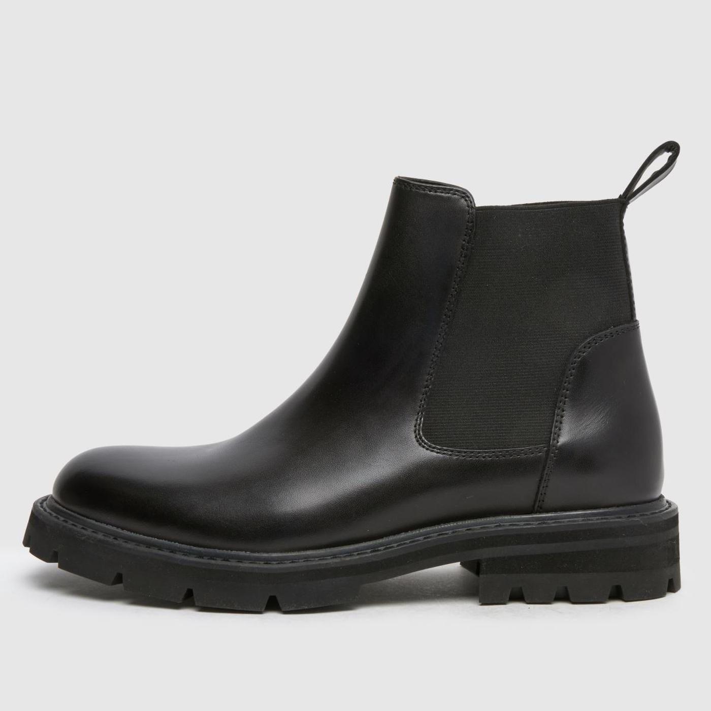 Dorian Leather Chelsea in Black