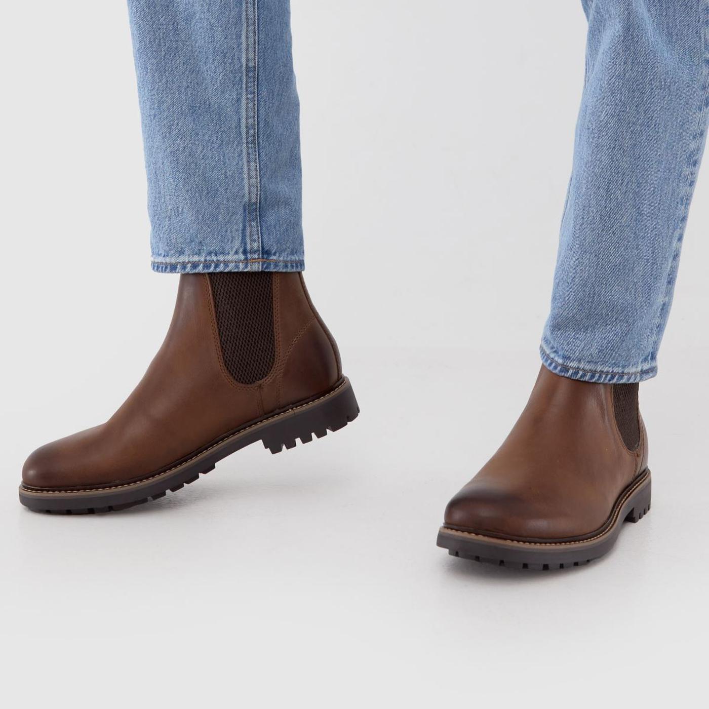 Dylan Leather Chelsea in Brown