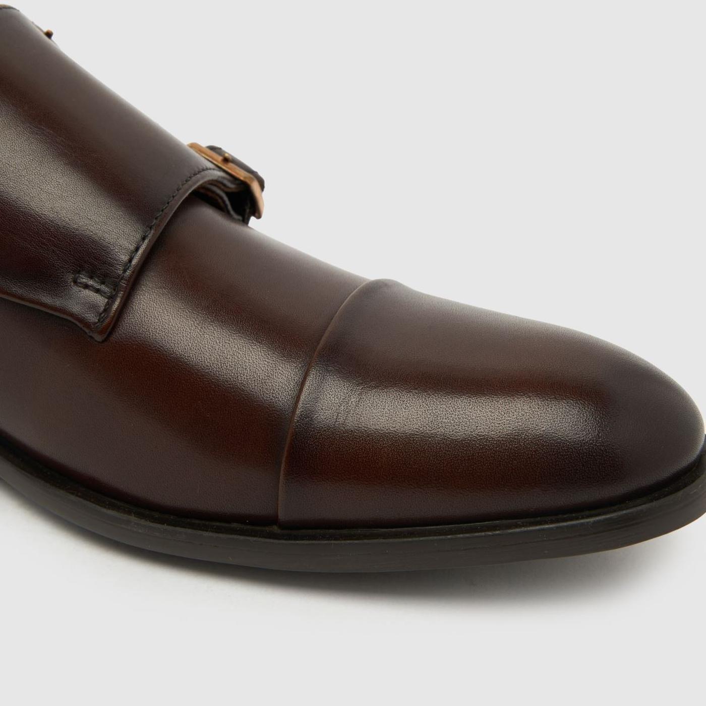 Rossa Leather Monk in Brown