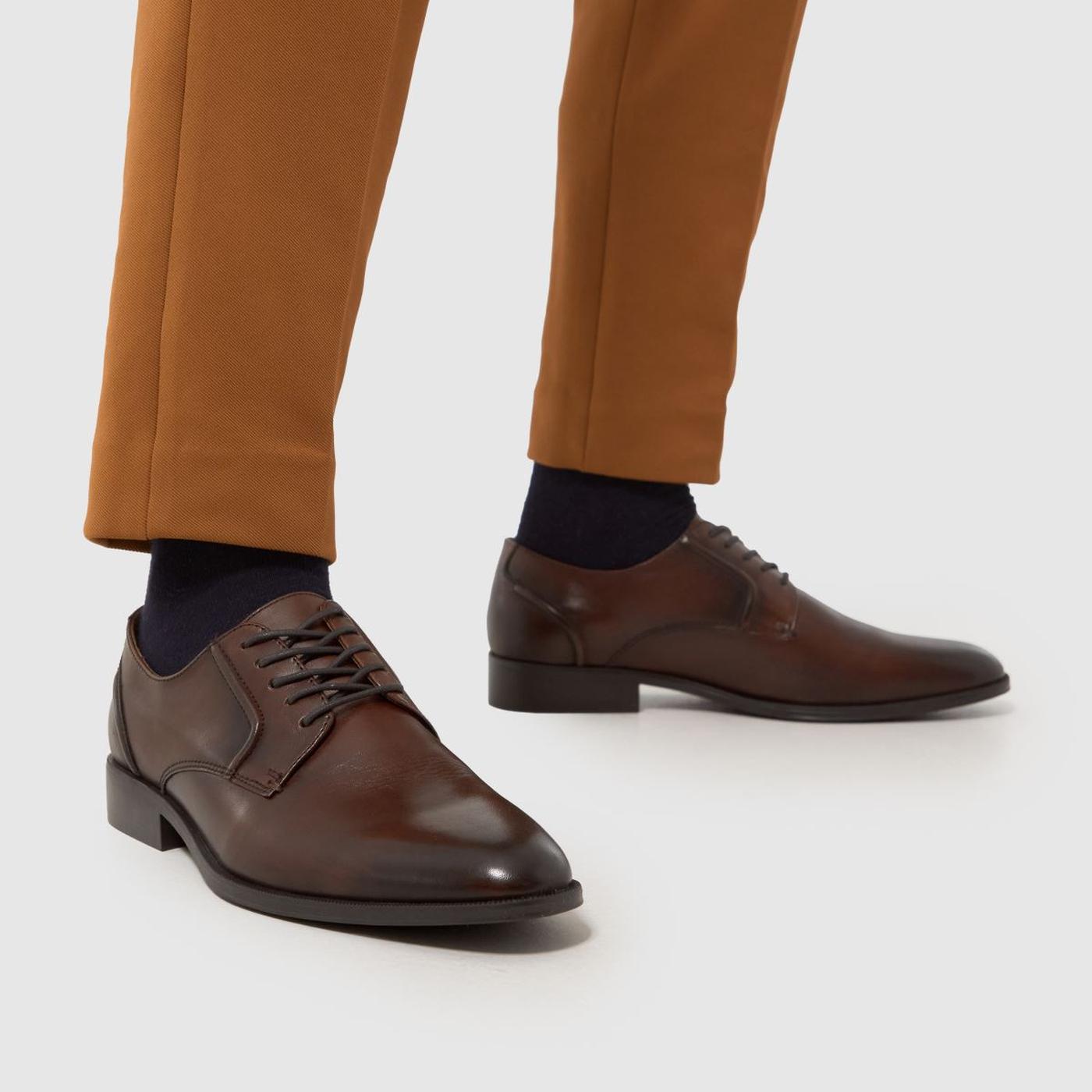 Reilly Leather Lace in Brown