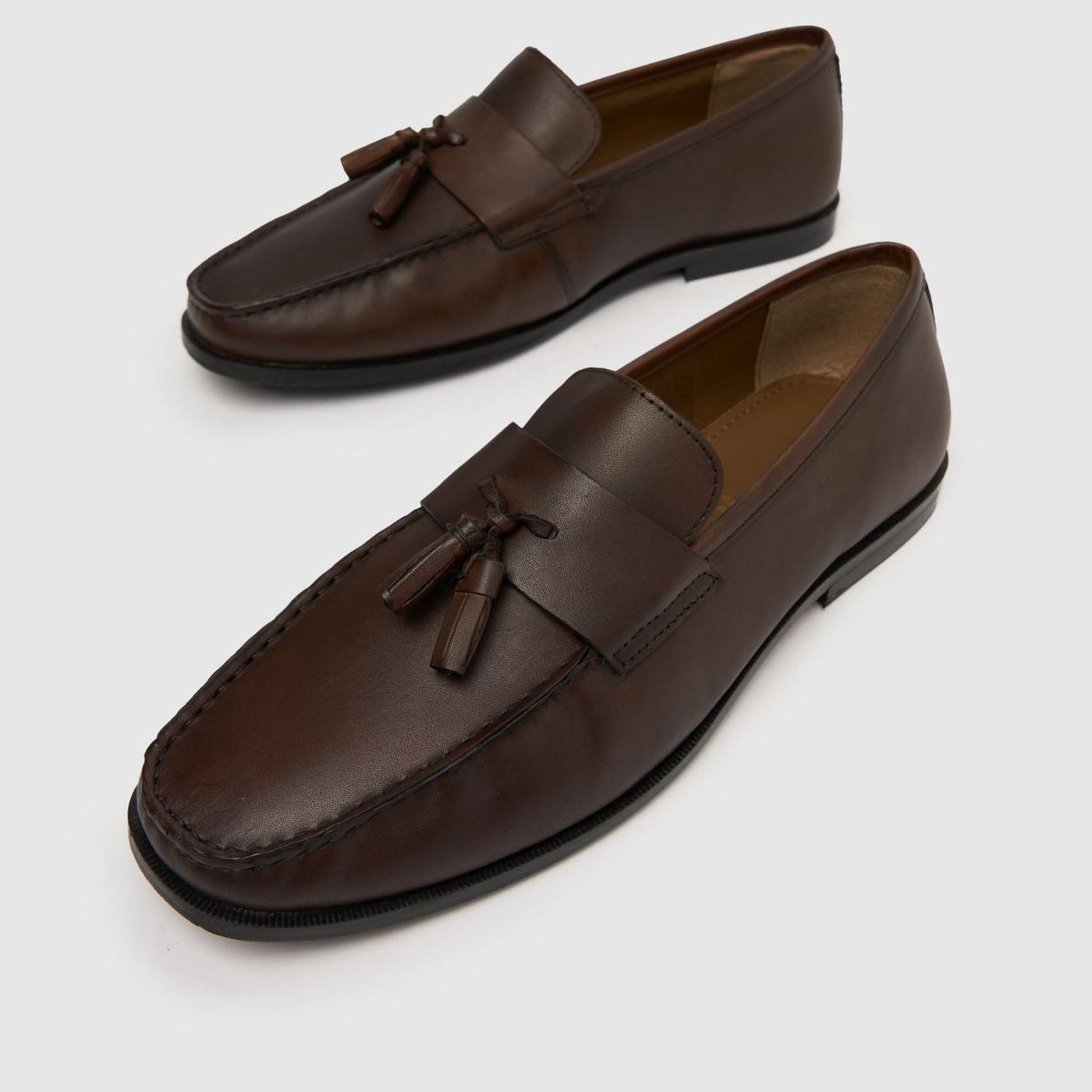 Rich Square Toe Loafer in Brown