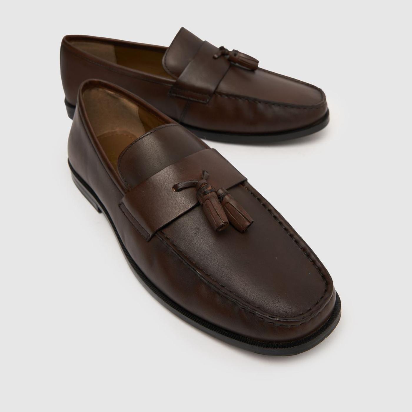 Rich Square Toe Loafer in Brown