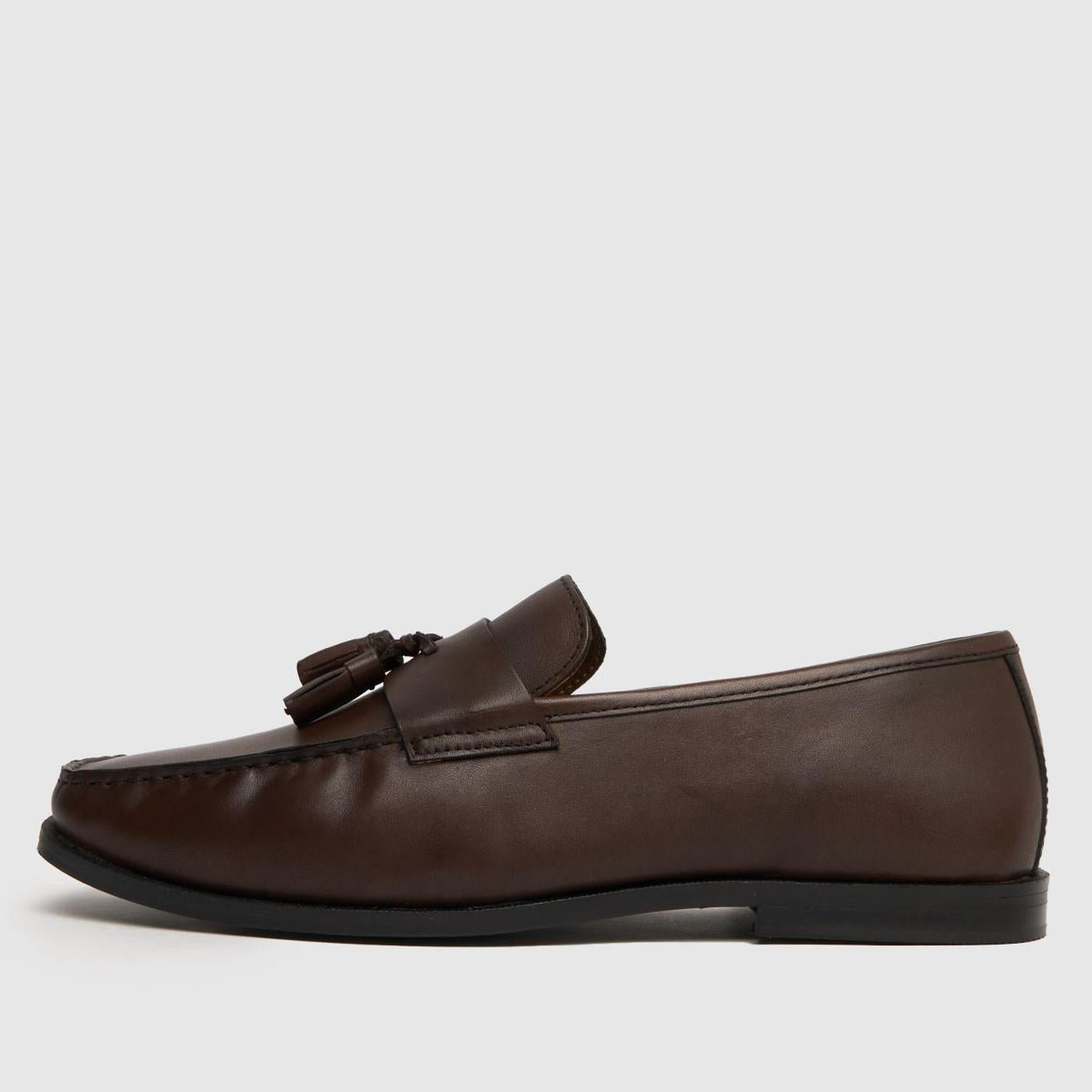 Rich Square Toe Loafer in Brown