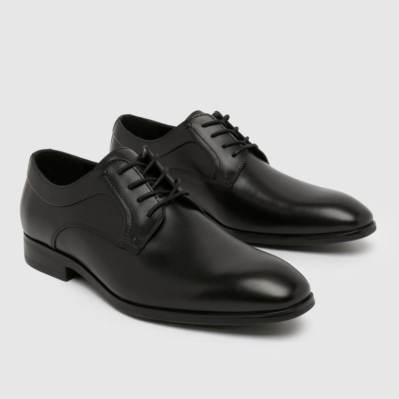 Rail Leather Derby in Black