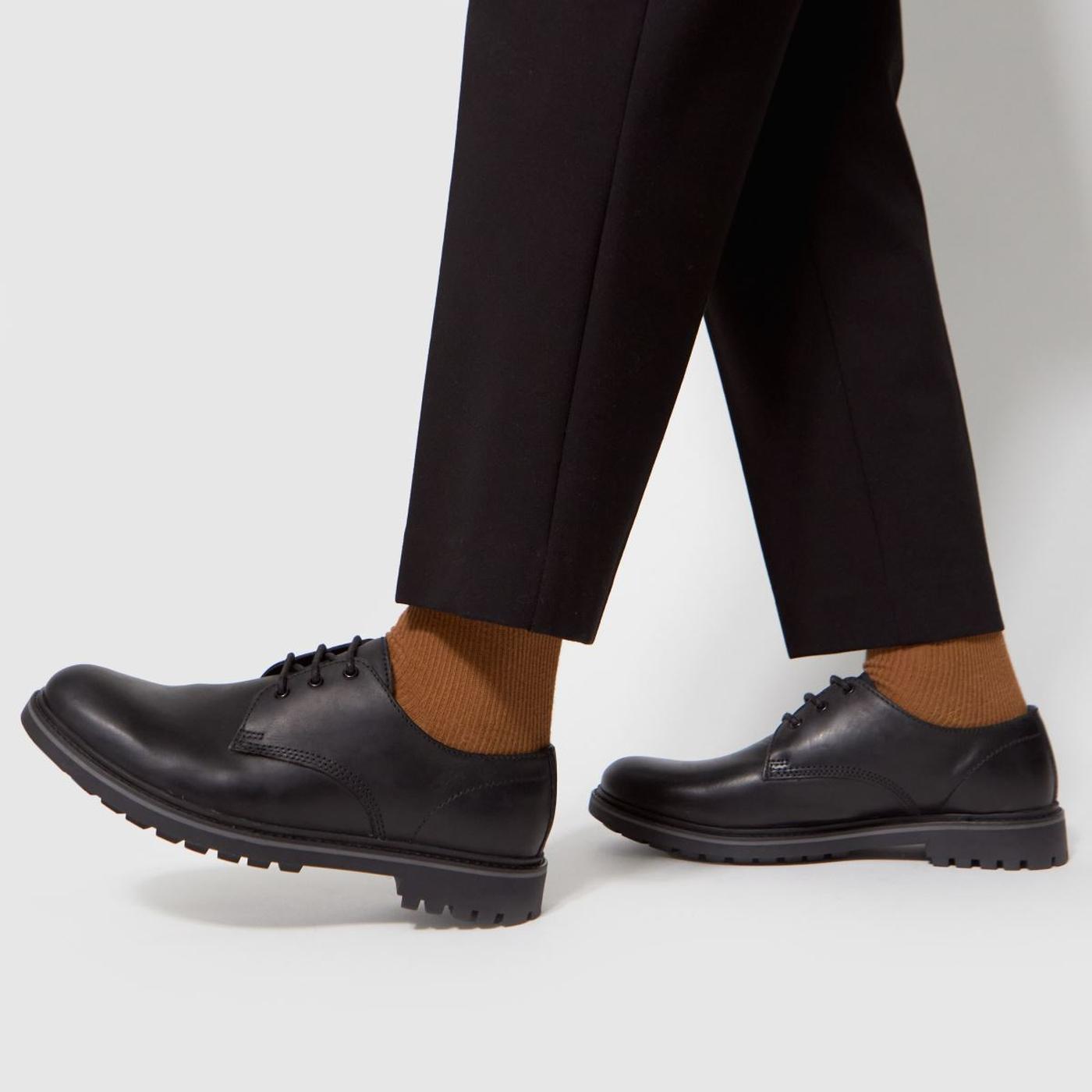 Pax Leather Derby in Black