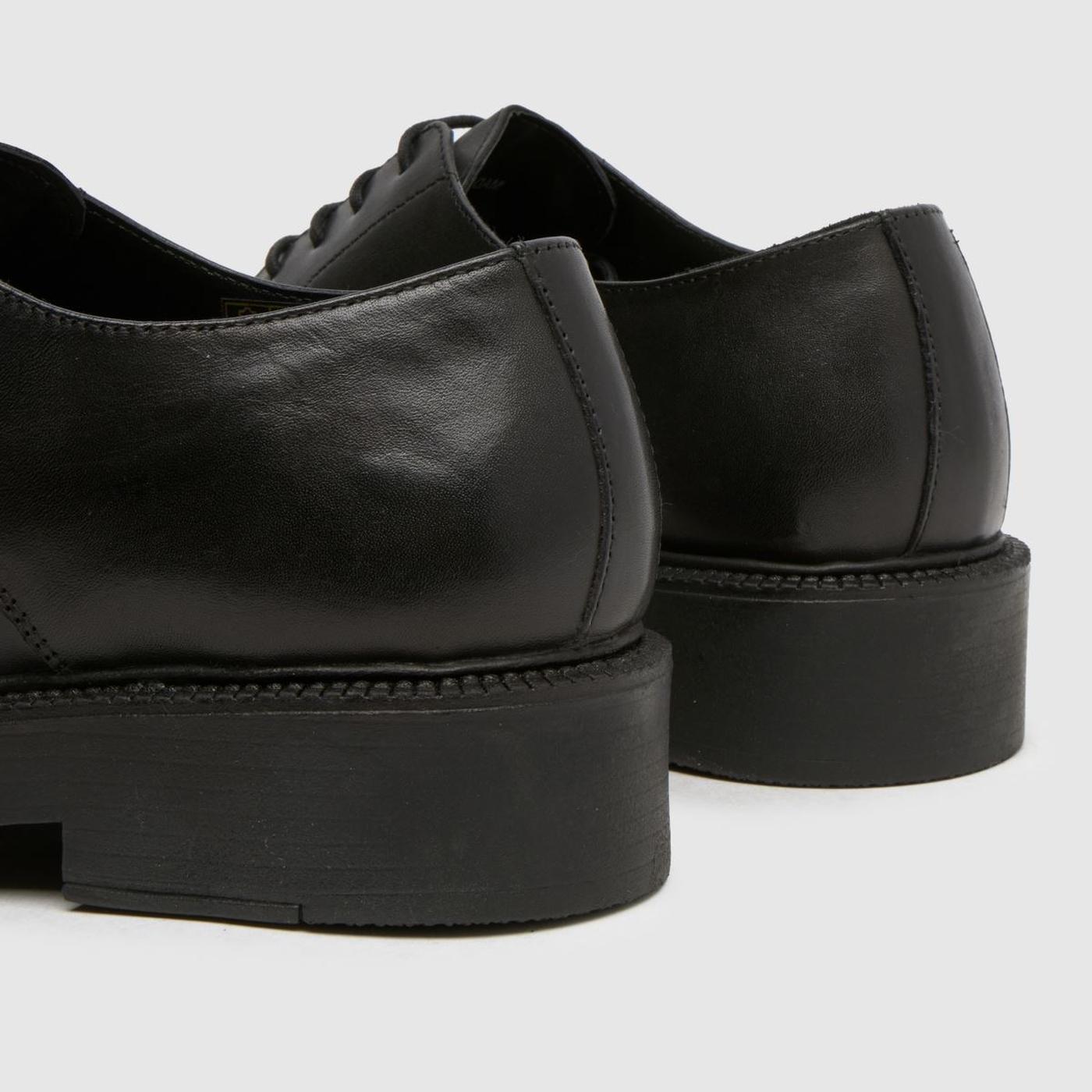 Micah Leather Lace Up in Black