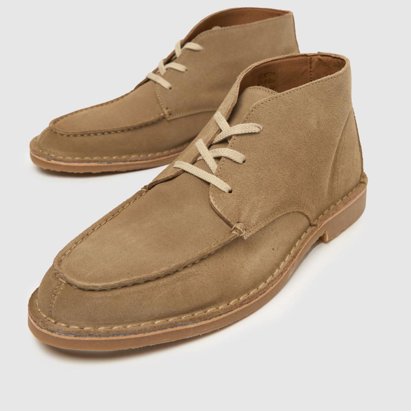 Dexter Suede Apron in Stone