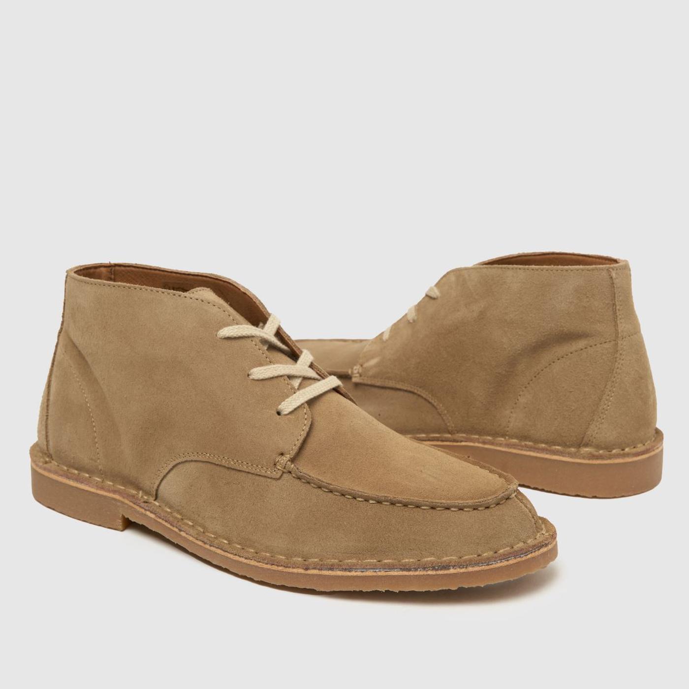 Dexter Suede Apron in Stone