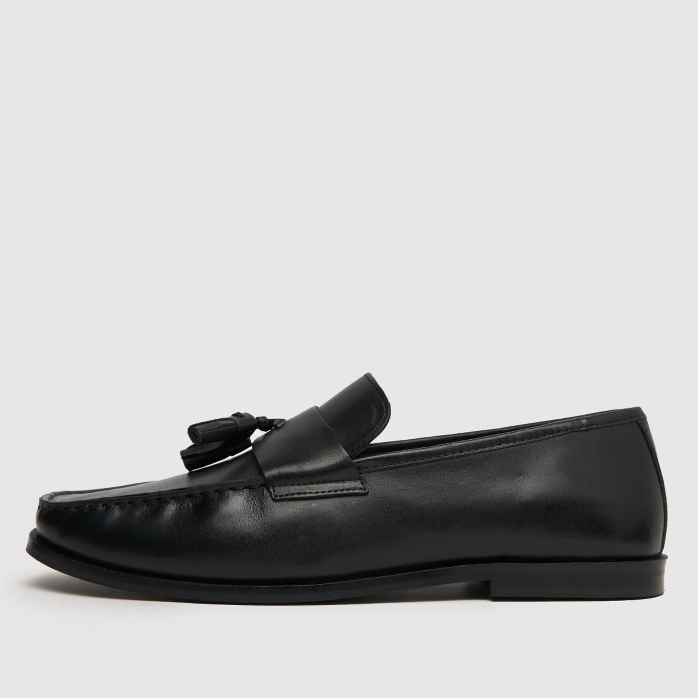 Rich Square Toe Loafer in Black
