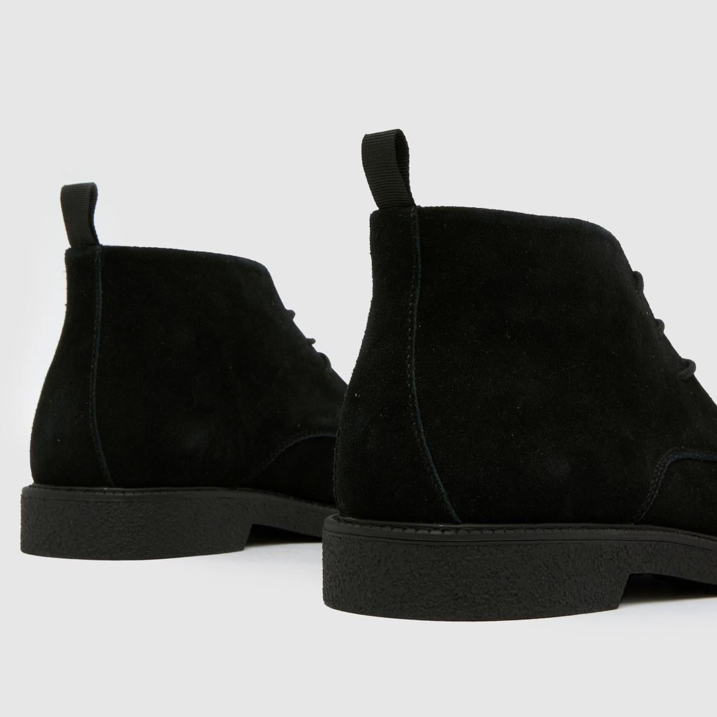 Dabi Suede Apron Lace Up in Black