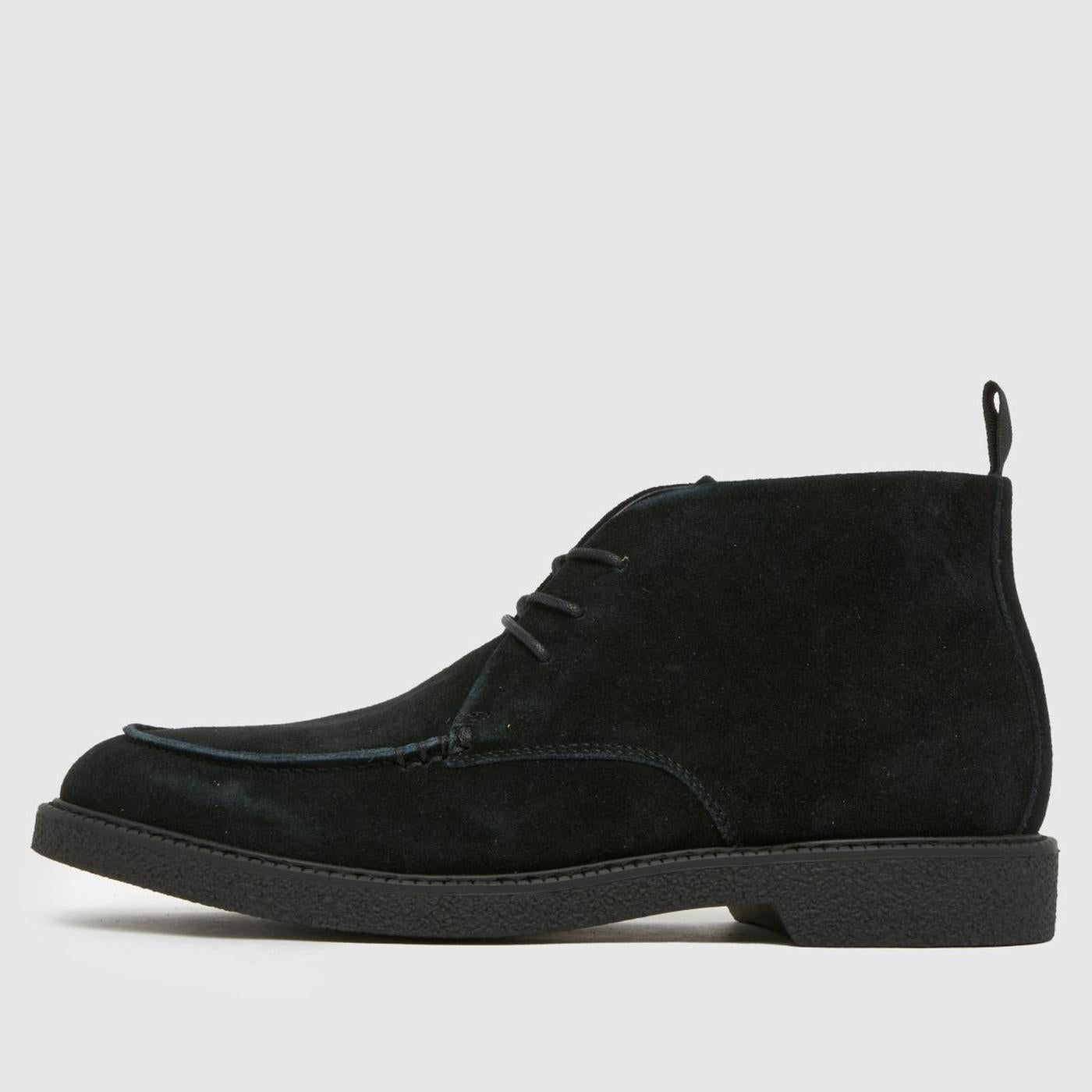 Dabi Suede Apron Lace Up in Black