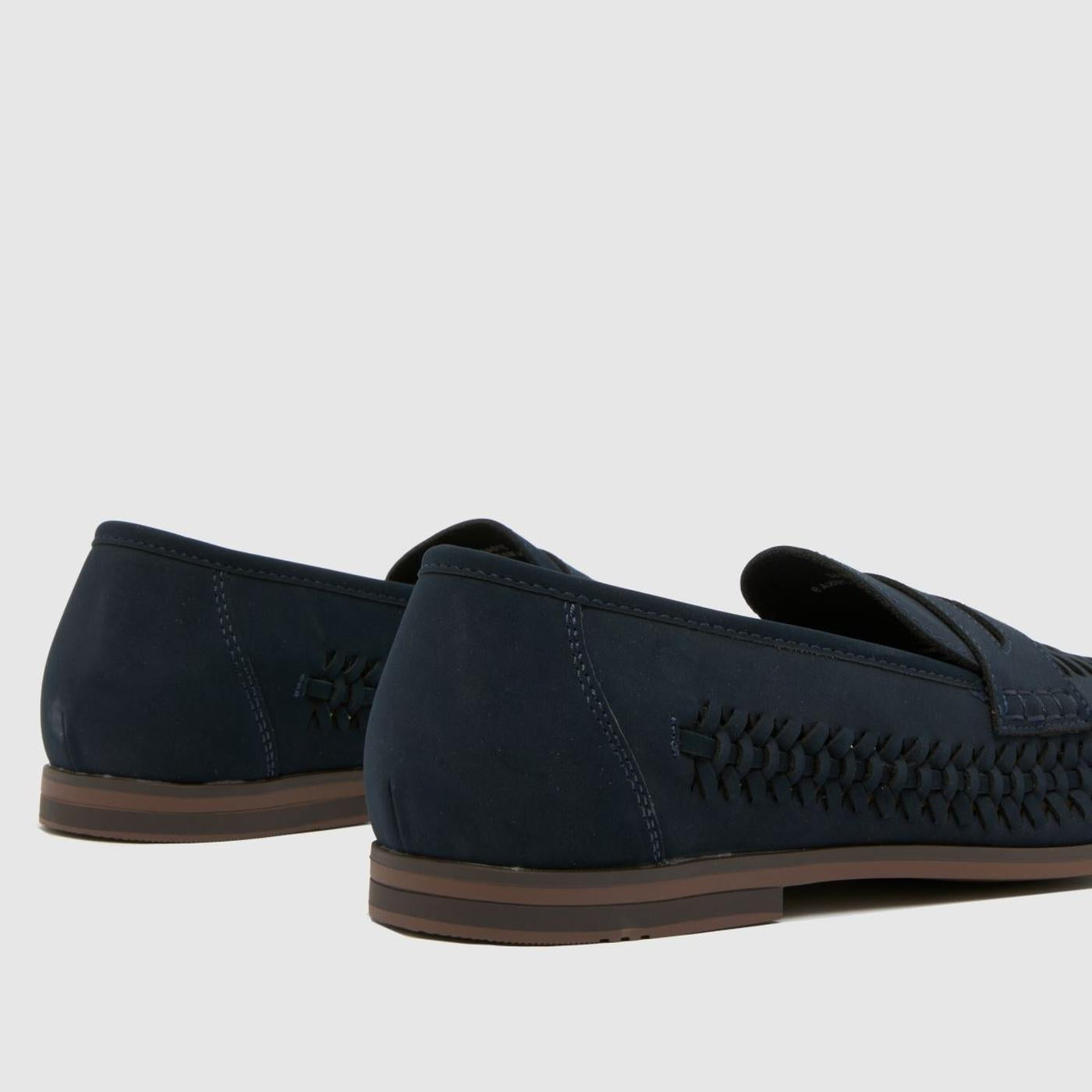 Reem Woven Loafer in Navy