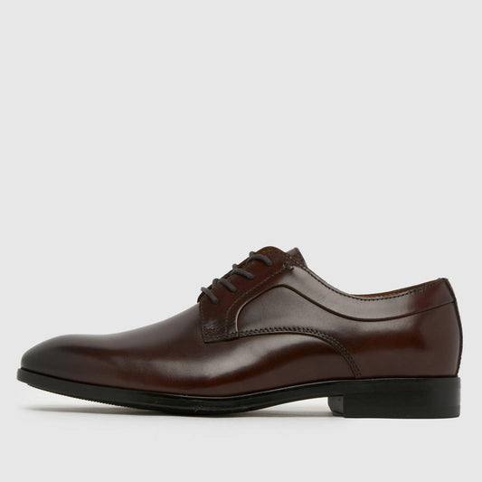 Rail Leather Derby in Brown