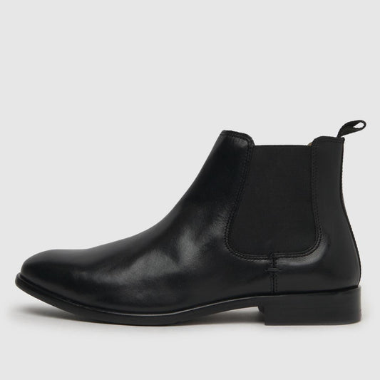 Dominic Leather Chelsea in Black