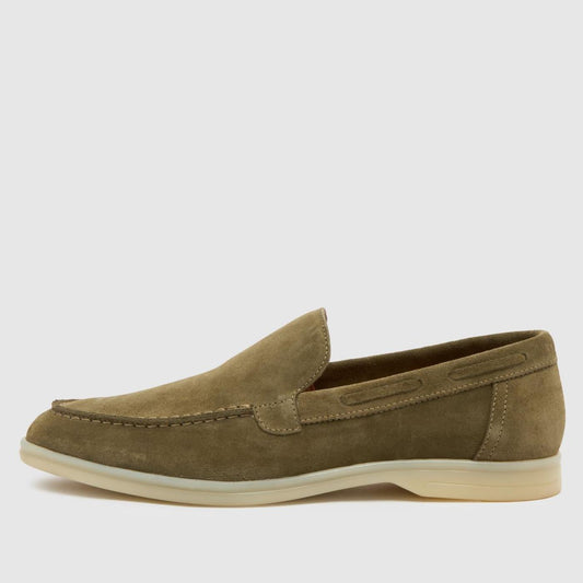 Philip Suede Loafer in Khaki