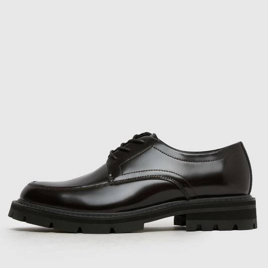 Pascal Leather Lace Up in Dark Brown